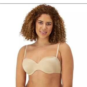 Maidenform strapless bra, removable straps included 42D.  Excellent condition